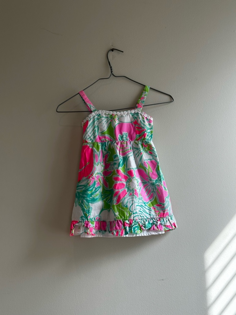 Lilly Pulitzer Pink & Green Floral Dress